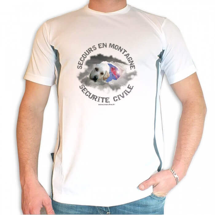 Tee shirt Men Fire : Secours en Montagne Tee shirt Men Fire : Secours en Montagne