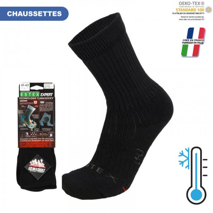 Chaussettes de travail homme hiver Estex