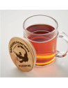 Mug en verre et Bambou Personnalisé