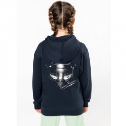 Sweat-shirt zippé avec...