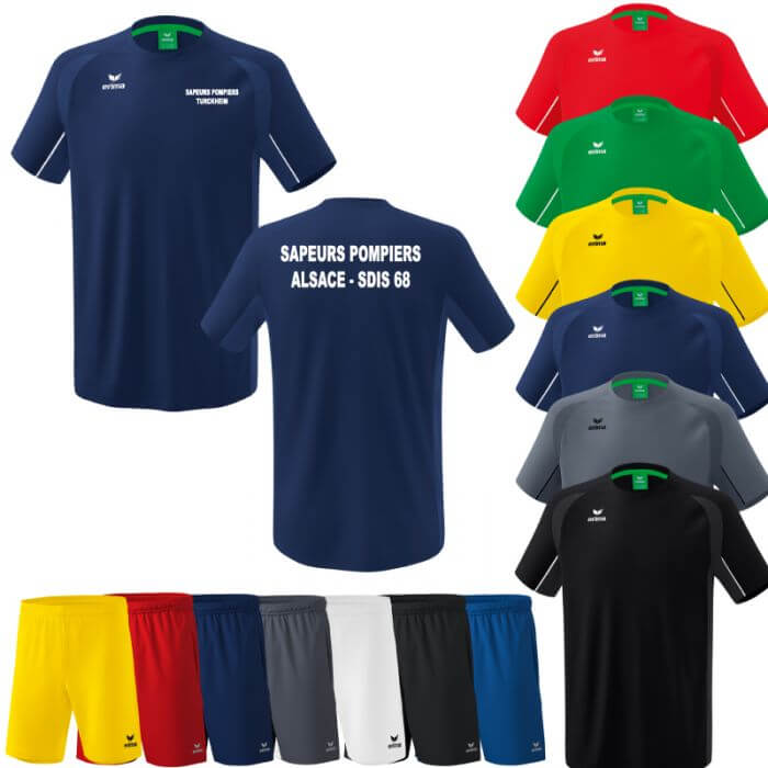 Pack Sport T-shirt + Short Erima LIGA STAR - Personnalisée