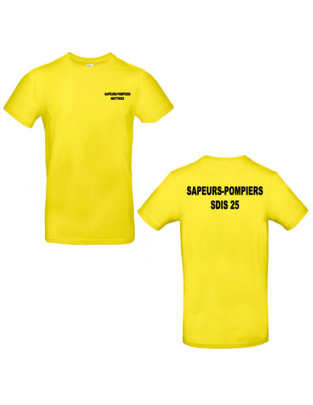 Tee shirt Sapeurs-Pompiers Personnalisé Tee shirt Sapeurs-Pompiers Personnalisé