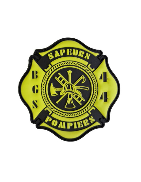 Écusson PVC 3D - Men Fire La boutique des amicales sapeurs-pompiers