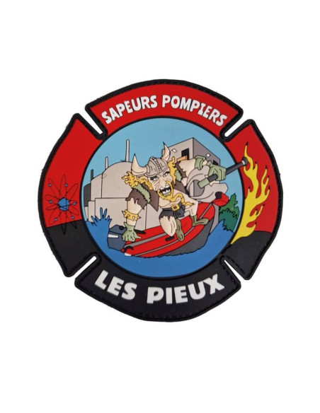 Écusson PVC 3D - Men Fire La boutique des amicales sapeurs-pompiers