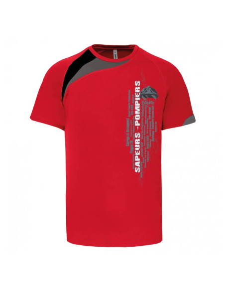 T-shirt Men Fire : Mission V2