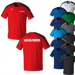 Tee Shirt Erima EVO STAR - Sapeurs-Pompiers