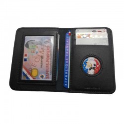 Porte-cartes Sapeurs-Pompiers - 2 volets