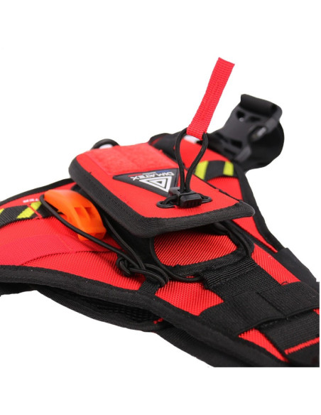 Porte-radio simple Dimatex - HOLSTER Rouge