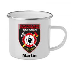 Mug aluminium 370 ml blanche - personnalisée à l'unité