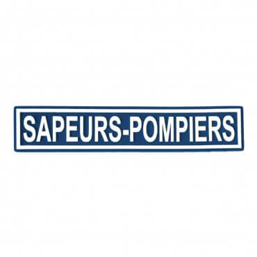 Barrette Sapeurs Pompiers - Bleu