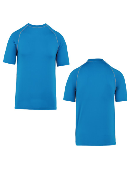 T-shirt technique à manches courtes avec protection anti-UV