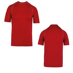 T-shirt technique à manches courtes avec protection anti-UV