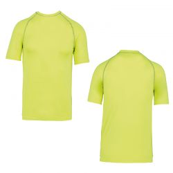 T-shirt technique à manches courtes avec protection anti-UV