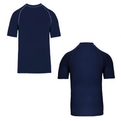 T-shirt technique à manches courtes avec protection anti-UV