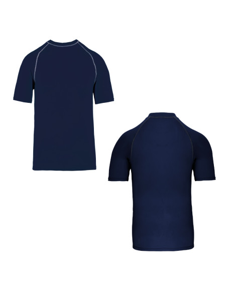 T-shirt technique à manches courtes avec protection anti-UV