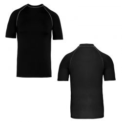 T-shirt technique à manches courtes avec protection anti-UV