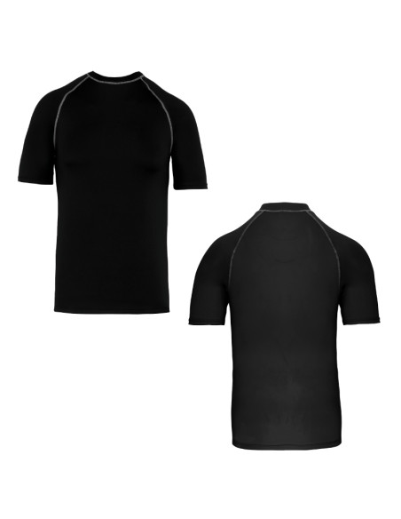 T-shirt technique à manches courtes avec protection anti-UV
