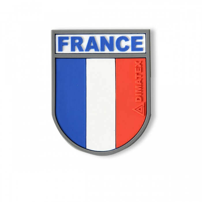 Patch France en Gomme - Men Fire La Boutique Sapeurs Pompiers