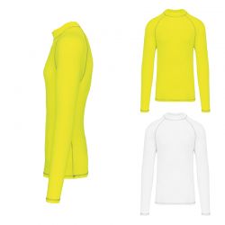 T-shirt technique à manches longues avec protection anti-UV unisexe
