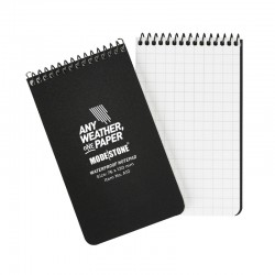 Carnet tout-temps 100 pages 76 x 130 mm noir