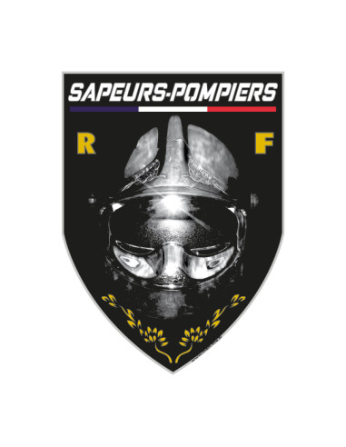 Autocollant blason Sapeurs-Pompiers Dark CF1 | Men Fire Boutique SP