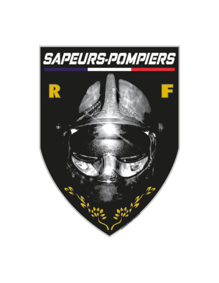 Autocollant blason Sapeurs-Pompiers Dark CF1 | Men Fire Boutique SP