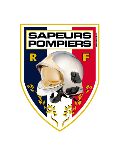 Autocollant blason Sapeurs-Pompiers CF1 | Men Fire Boutique SP