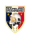 Autocollant blason Sapeurs-Pompiers CF1 | Men Fire Boutique SP