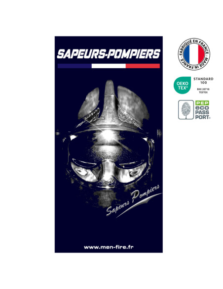 Drap de plage Casque F1| Men Fire la Boutique des Sapeurs-Pompiers