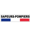 Autocollant SP Rectangle - Men Fire Boutique des Sapeurs Pompiers