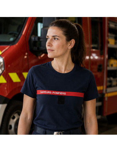 T-shirt professionnel Femme | Men Fire Boutique des Sapeurs-Pompiers