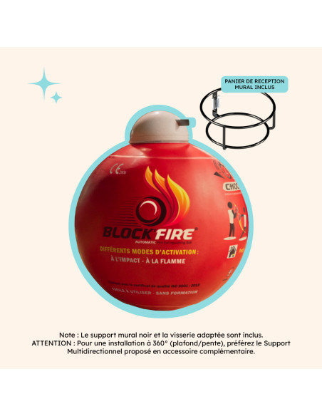 Boule Extincteur Automatique - Block'Fire