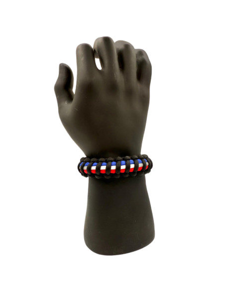 Bracelet France en Paracorde | Men Fire Boutique des sapeurs-pompiers