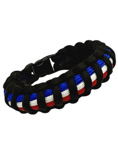 Bracelet France en Paracorde | Men Fire Boutique des sapeurs-pompiers