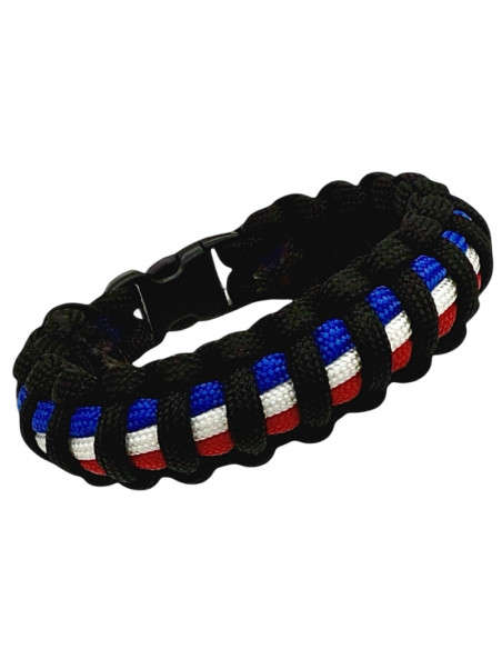Bracelet France en Paracorde | Men Fire Boutique des sapeurs-pompiers