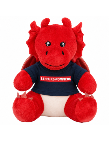 Peluche Dragon Mumbles® POMPIER