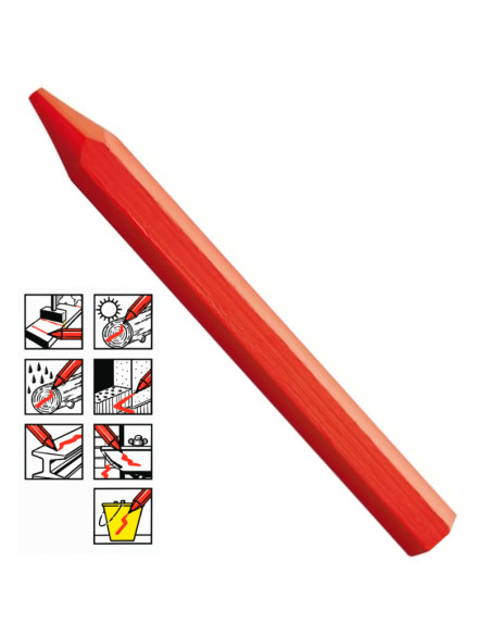 Kit Traceur Multi-Surfaces Pompier Craie rouge