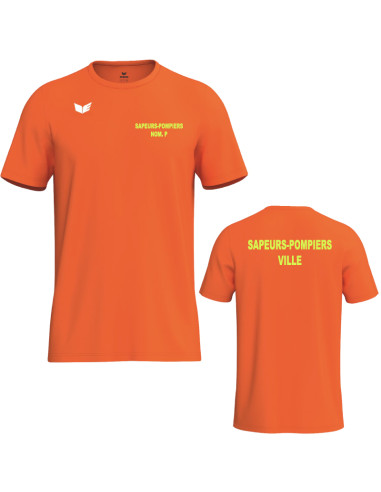 T-shirt MC Erima INTRO | Men Fire la Boutique des Sapeurs-Pompiers