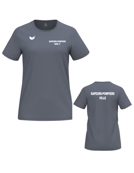 T-shirt MC Femme Erima INTRO | Men Fire la Boutique Sapeurs-Pompiers
