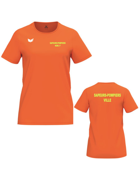 T-shirt MC Femme Erima INTRO | Men Fire la Boutique Sapeurs-Pompiers