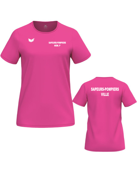 T-shirt MC Femme Erima INTRO | Men Fire la Boutique Sapeurs-Pompiers