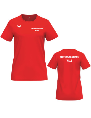 T-shirt MC Femme Erima INTRO | Men Fire la Boutique Sapeurs-Pompiers