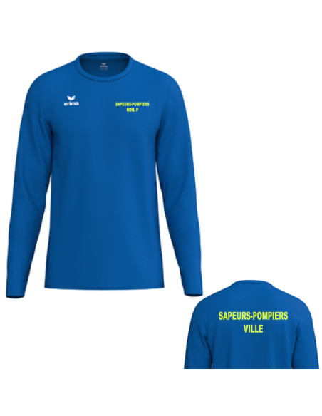 T-shirt ML Erima INTRO | Men Fire la Boutique des Sapeurs-Pompiers