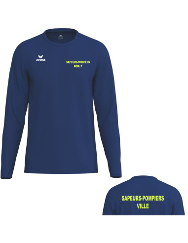 T-shirt ML Erima INTRO | Men Fire la Boutique des Sapeurs-Pompiers