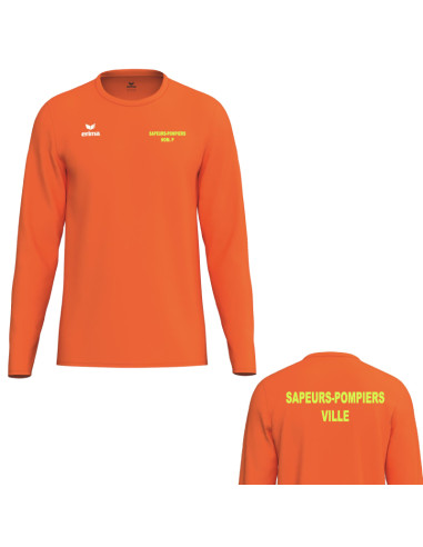 T-shirt ML Erima INTRO | Men Fire la Boutique des Sapeurs-Pompiers