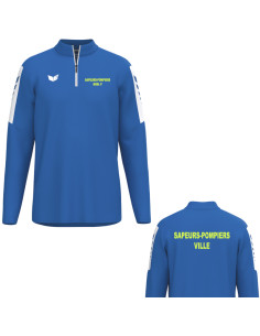 Sweat 1/4 zip Erima INTRO personnalisé | Men Fire la Boutique SP 2