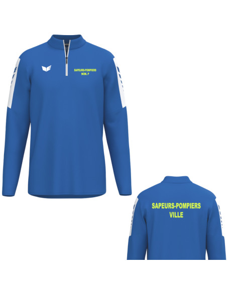 Sweat 1/4 zip Erima INTRO personnalisé | Men Fire la Boutique SP