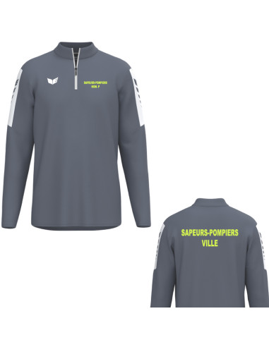 Sweat 1/4 zip Erima INTRO personnalisé | Men Fire la Boutique SP