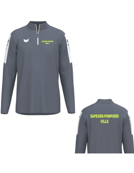 Sweat 1/4 zip Erima INTRO personnalisé | Men Fire la Boutique SP