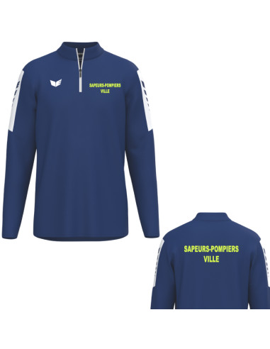 Sweat 1/4 zip Erima INTRO personnalisé | Men Fire la Boutique SP
